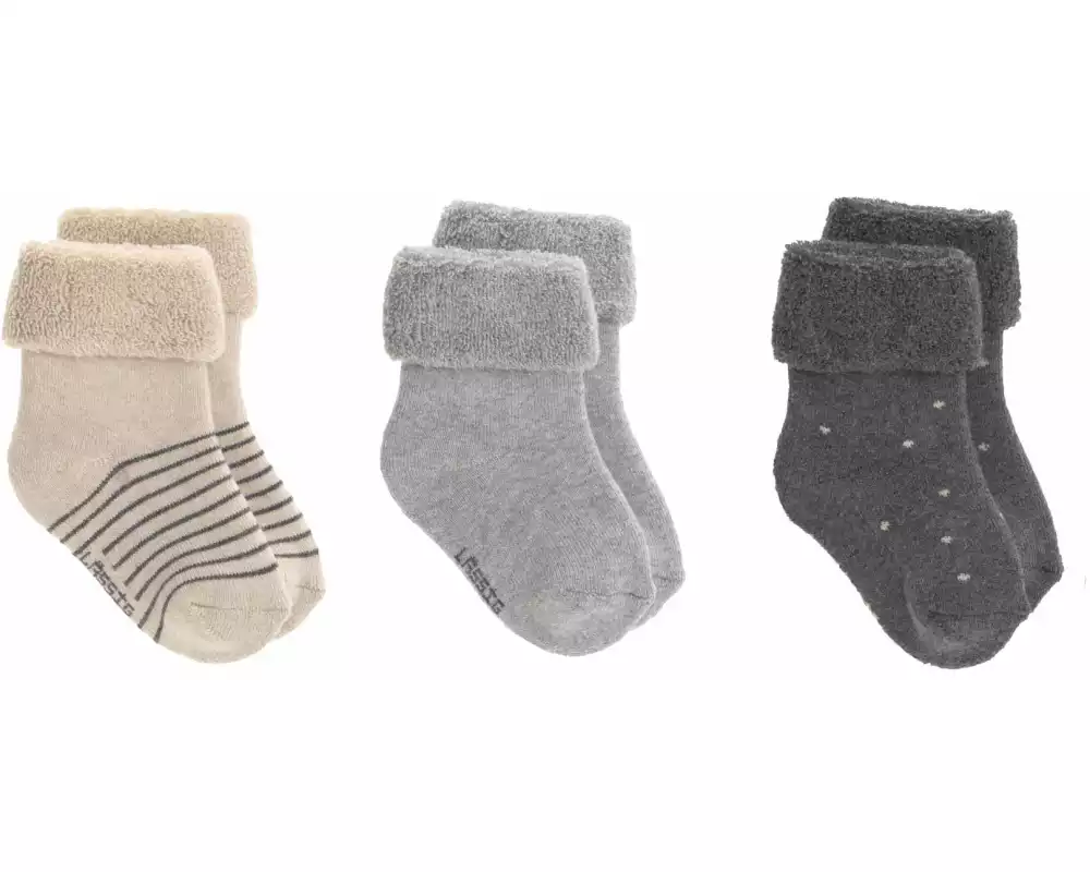 Lässig Socken Grey 3er Set Gr. 12-14