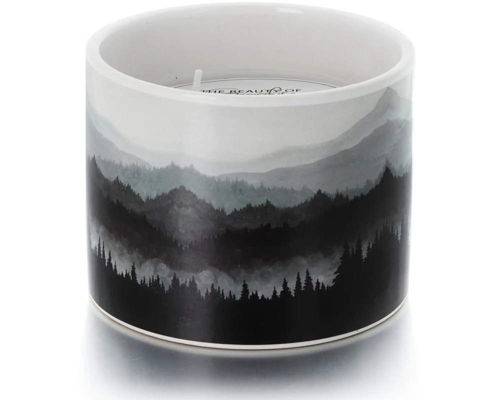 balthasar Kerze Forest 10 x 8 cm, Weiss