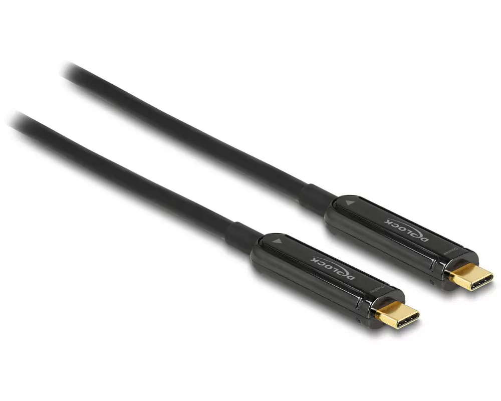 Delock Optisches Kabel 4K 60 Hz USB Type-C - USB Type-C, 5 m