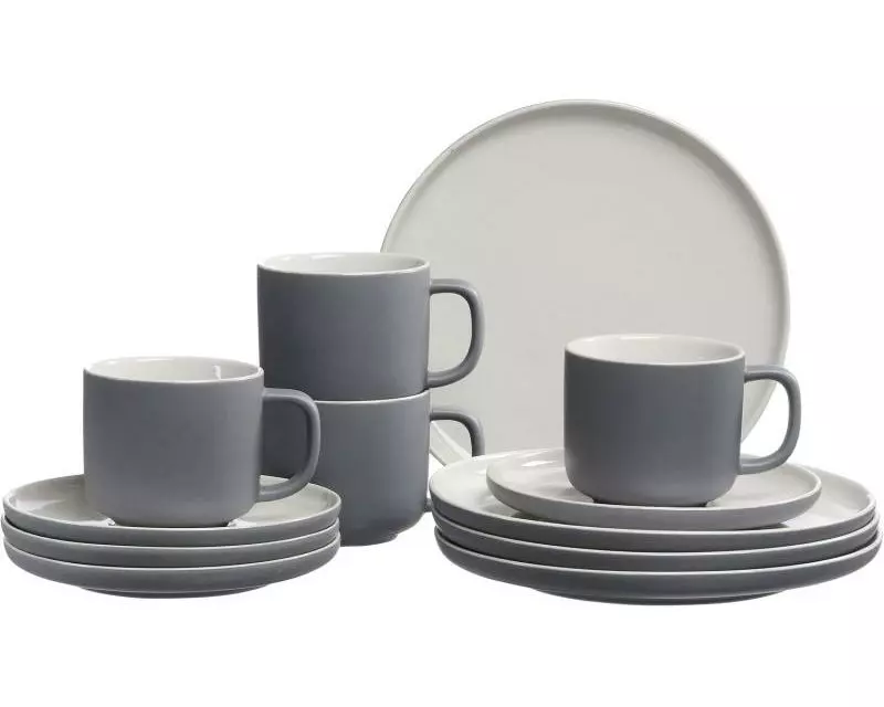 Ritzenhoff & Breker Kaffee-Service Jasper 12-teilig, Grau