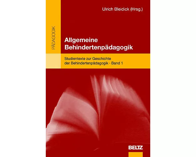 Allgemeine Behindertenpädagogik