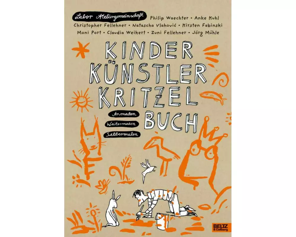 Kinder Künstler Kritzelbuch