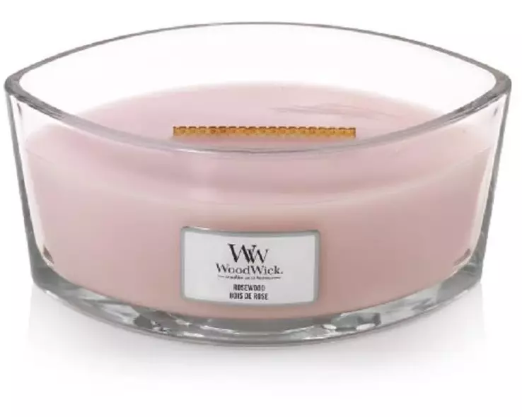 Woodwick Duftkerze Rosewood Ellipse