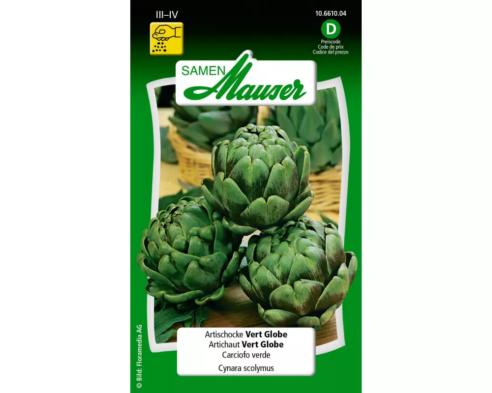 Samen Mauser Samen Artischocke Vert Globe