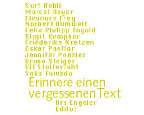 Erinnere einen vergessenen Text