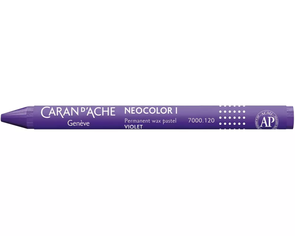 Caran d'Ache Wachsmalstifte Neocolor 1 wasserfest Violett