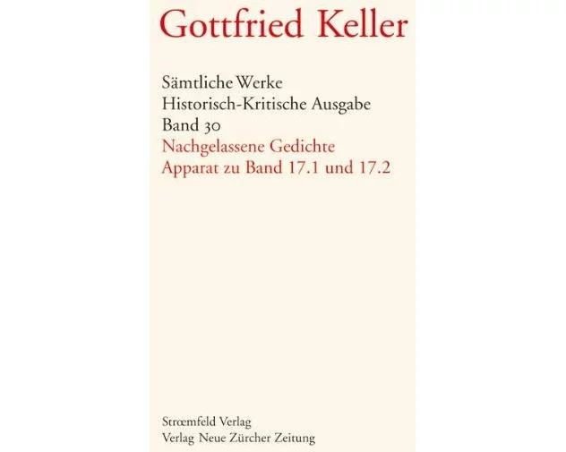 Sämtliche Werke. Historisch-Kritische Ausgabe, Band 30