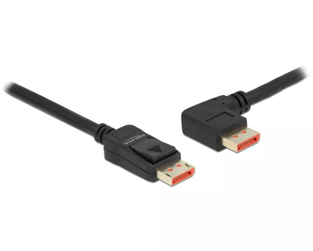 Delock Kabel Links gewinkelt DisplayPort - DisplayPort, 1 m