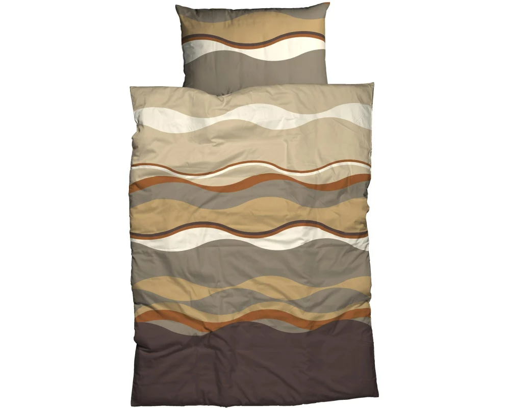 Nobilium Bettwäschegarnitur Bahia Braun