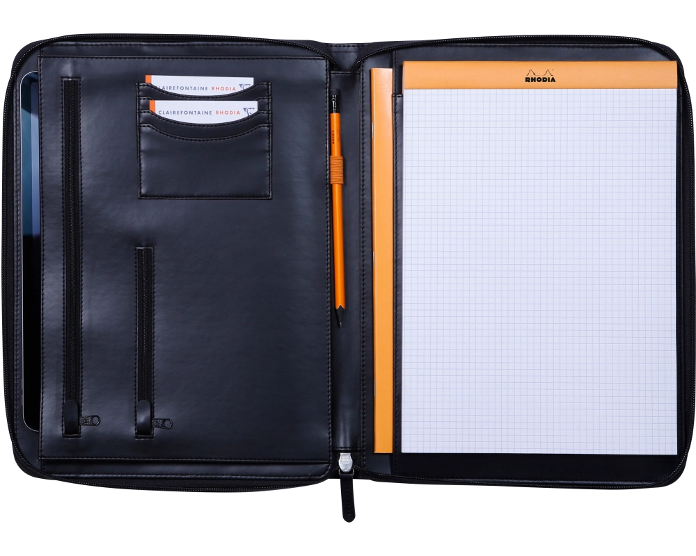 RHODIA Konferenzmappe A4 168116C schwarz