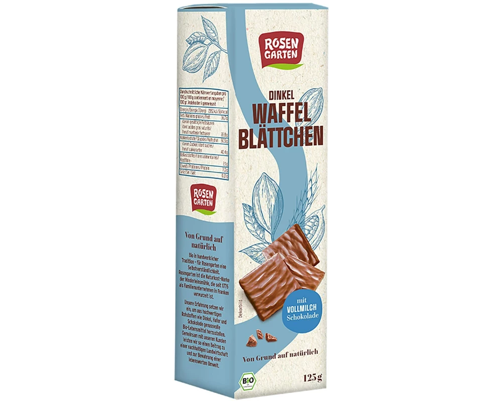 Rosengarten Waffelblättchen 125 g