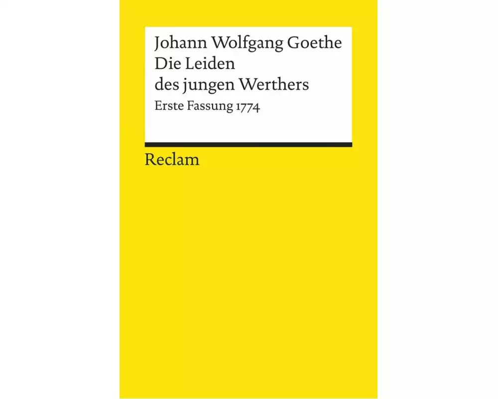 Die Leiden des jungen Werthers