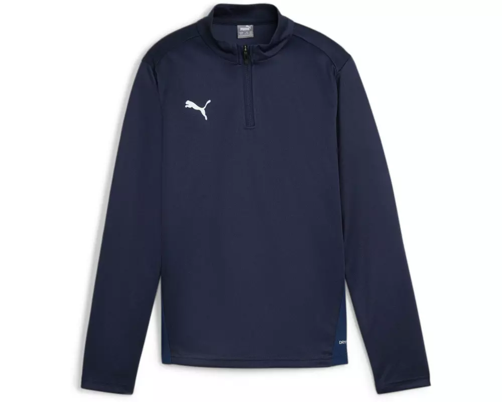 PUMA Zip Top teamGOAL Training 1/4 Jr 152, Dunkelblau