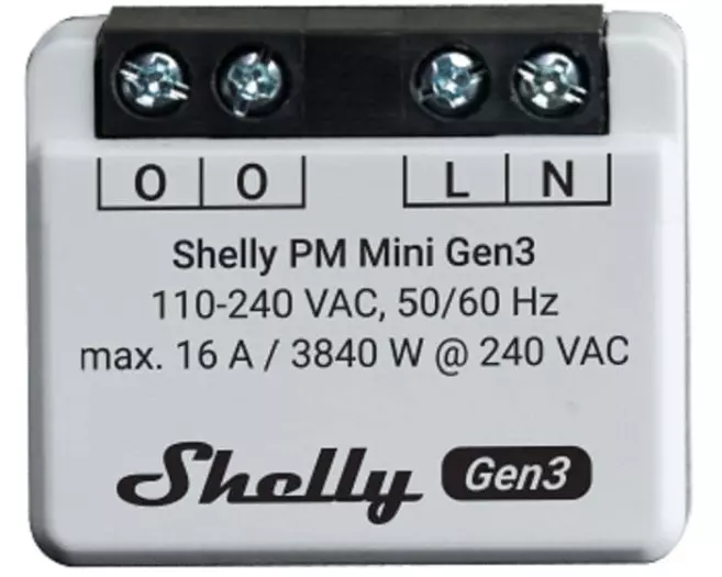 Shelly WLAN-Leistungsmesser PM Gen3