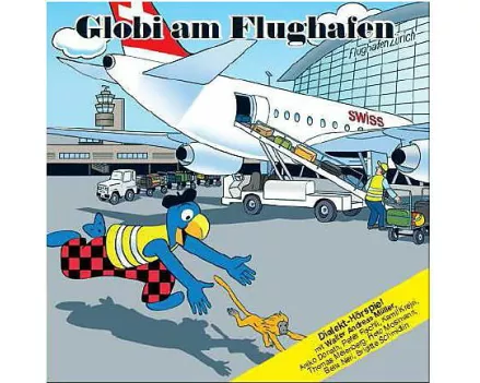 Globi am Flughafen CD