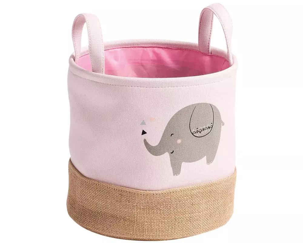 Zeller Present Spielzeugkorb Elefant 25 x 25 x 25 cm