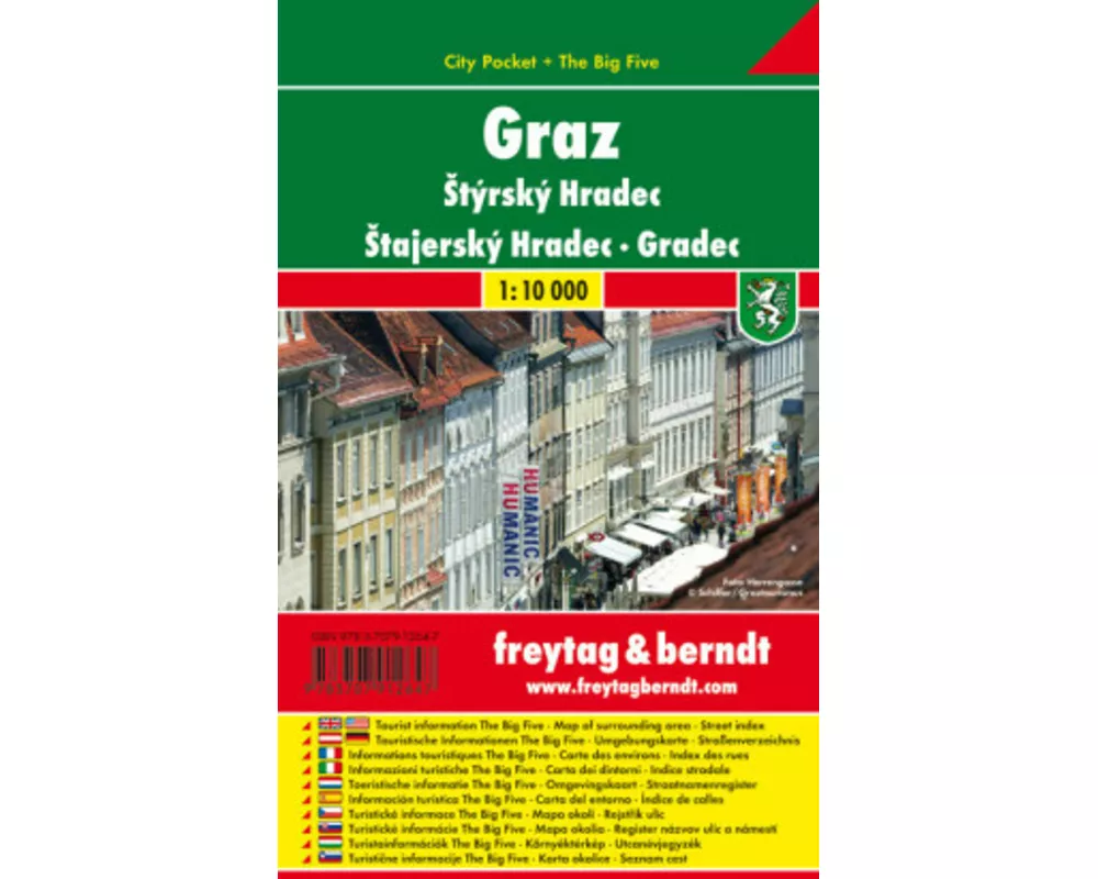 Graz, Stadtplan 1:10.000, City Pocket + The Big Five