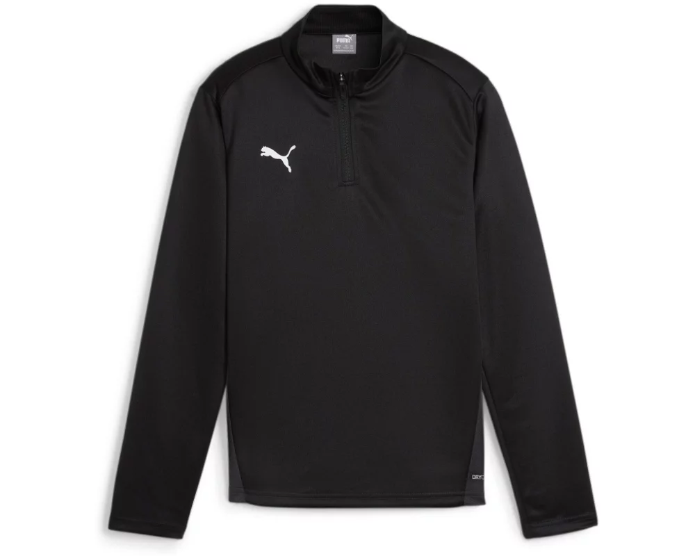 PUMA Zip Top teamGOAL Training 1/4 Jr 128, Schwarz