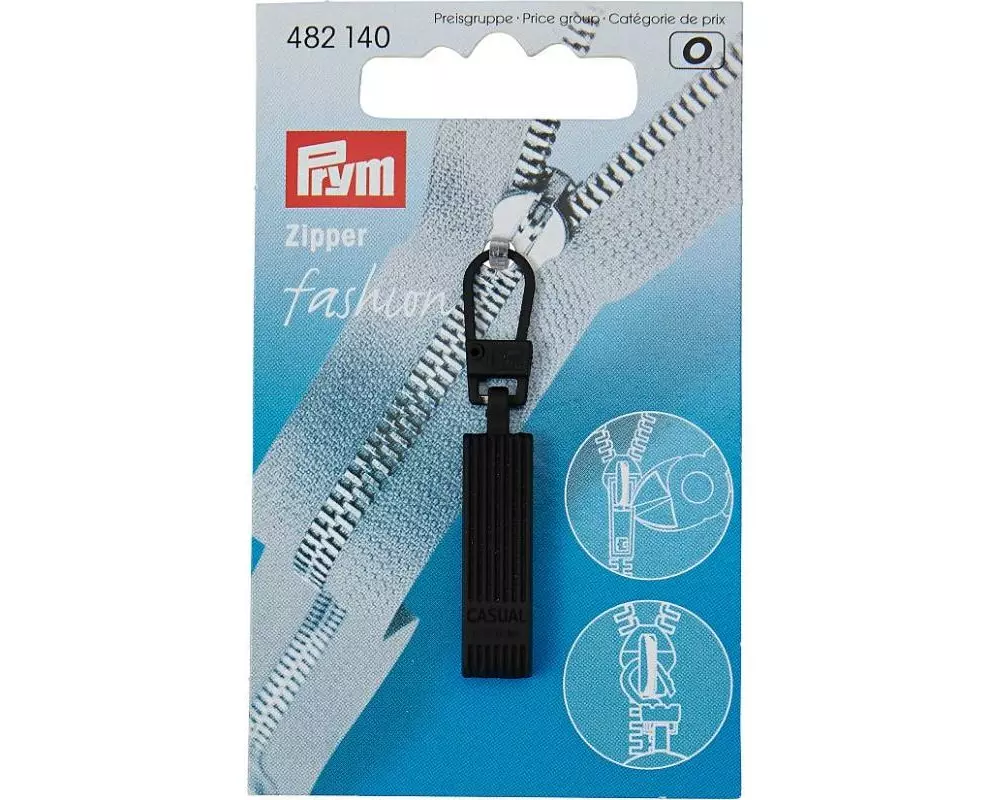 Prym Klettverschluss Schwarz, 50 mm x 8 mm