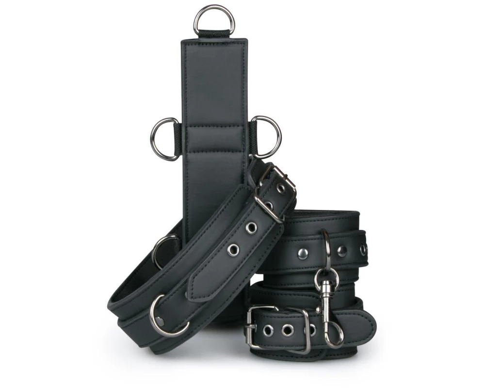 Easytoys Fetish Collection Nacken und Handgelenksfesseln Schwarz
