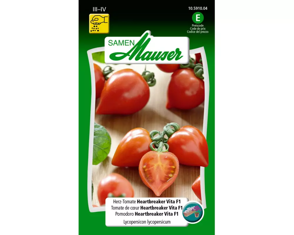 Samen Mauser Samen Herz-Tomate Heartbreaker Vita F1