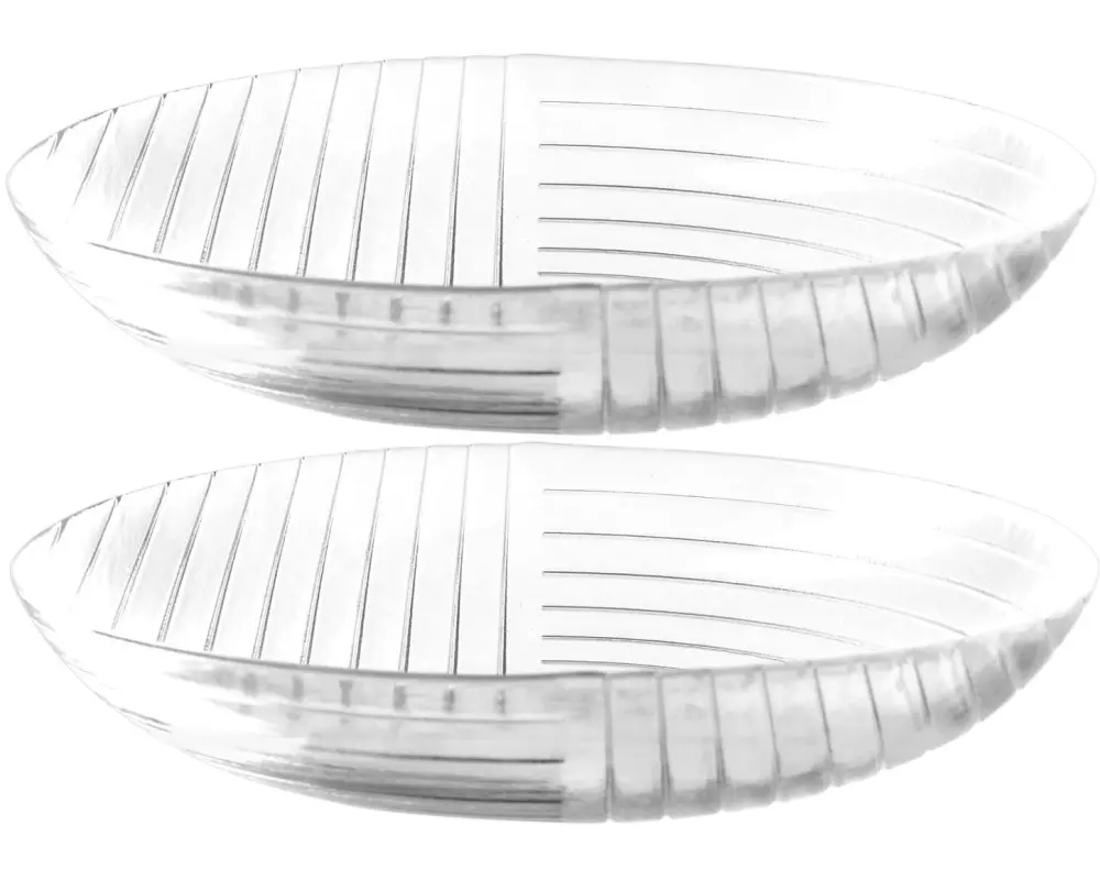 Leonardo Schale Camminata 32 cm, 2 Stück, Transparent