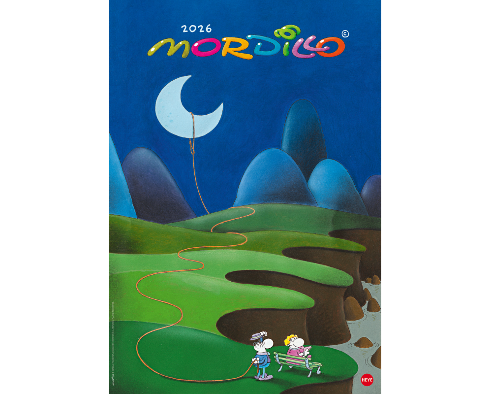 HEYE Bildkalender 2026 1200+26 Mordillo DE 37x53.5cm
