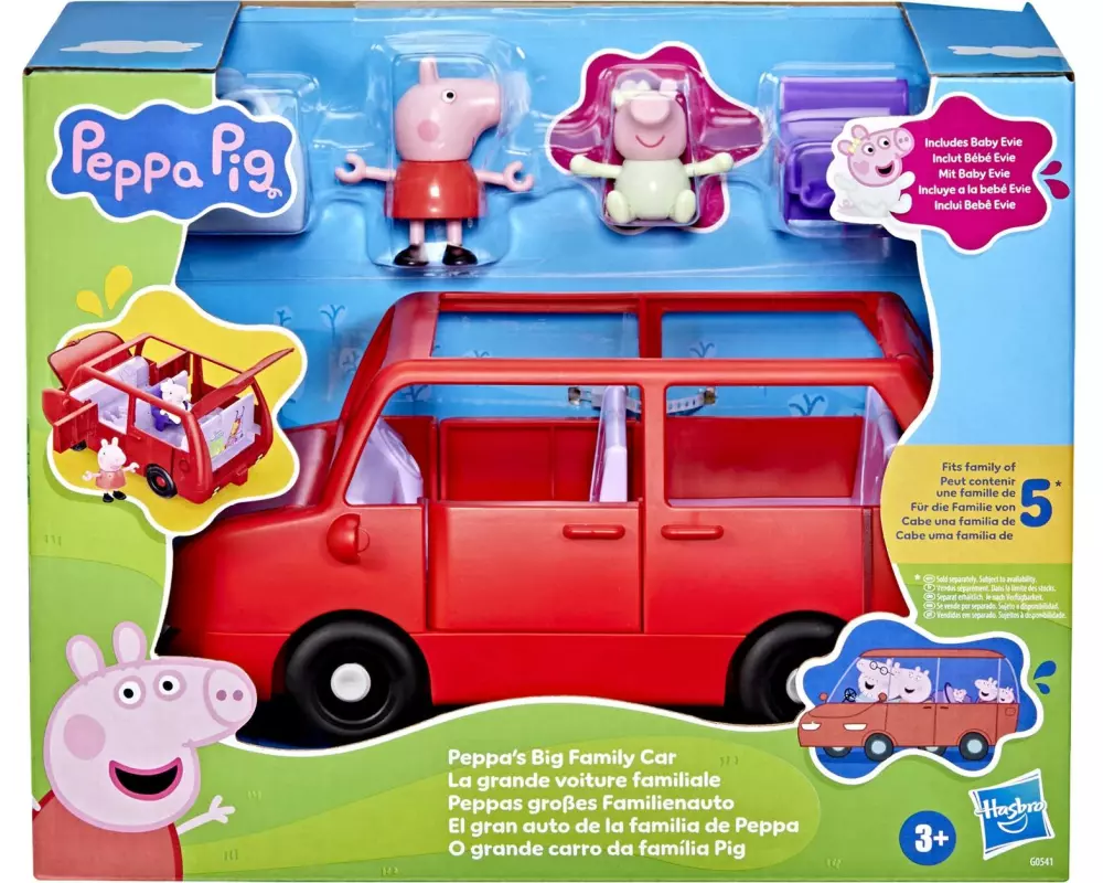 Hasbro Spielfigurenset Peppas grosses Familienauto mit Figuren