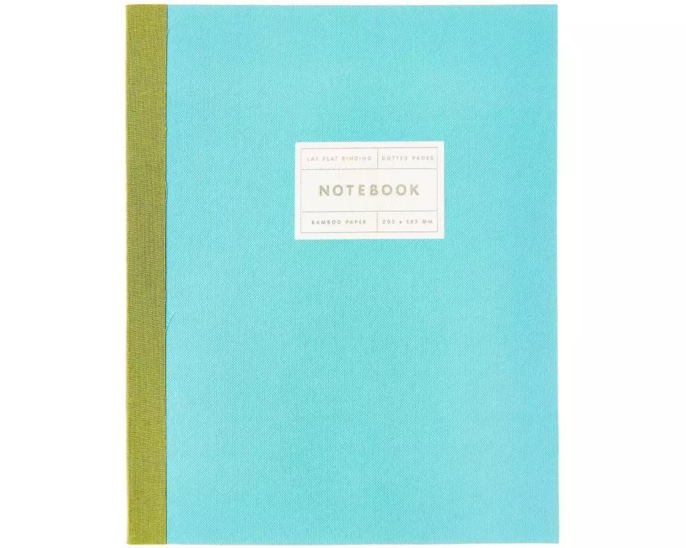Rico Design Notizbuch L 20.5 x 20.5 cm, Dot, Blau