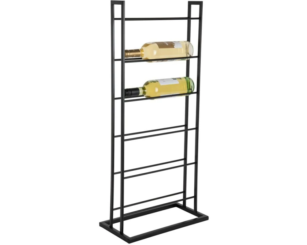 present time Weinregal Single Floor 84.5 x 20 cm, Schwarz