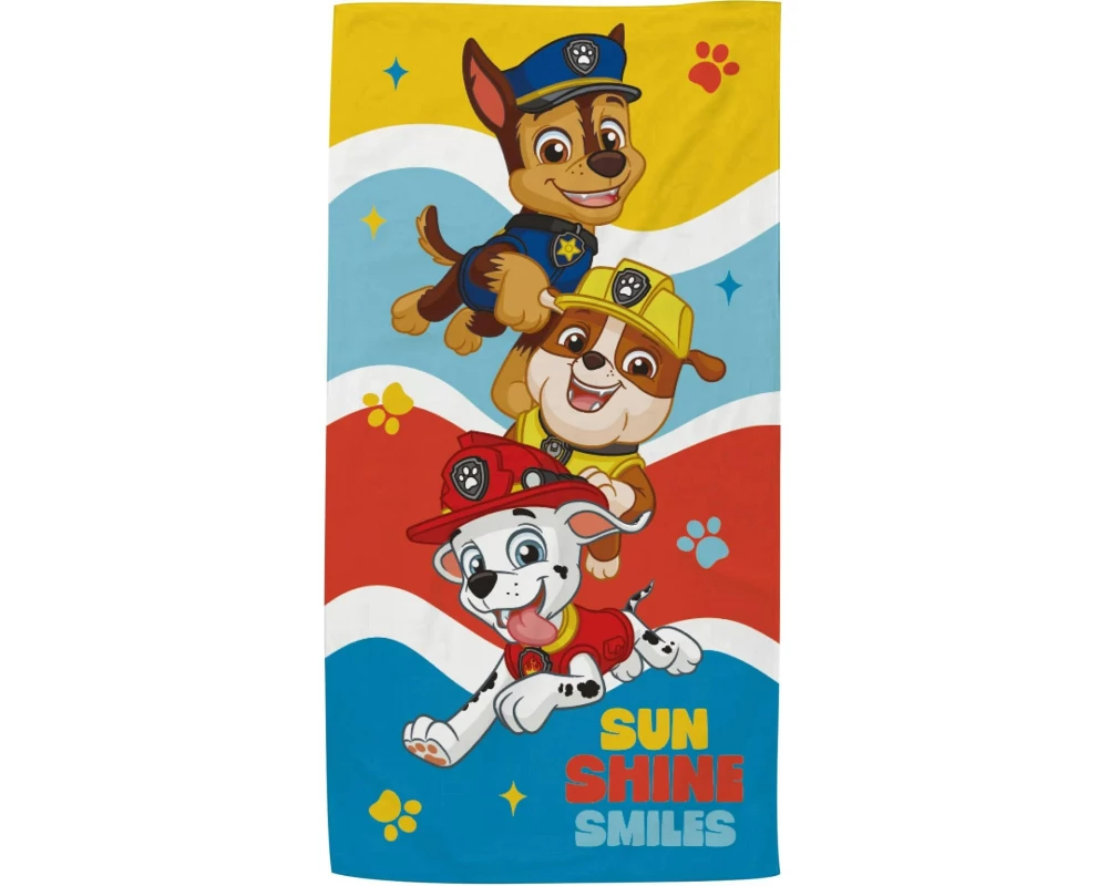 Arditex Badetuch Paw Patrol Boys 70 x 140 cm, Mehrfarbig