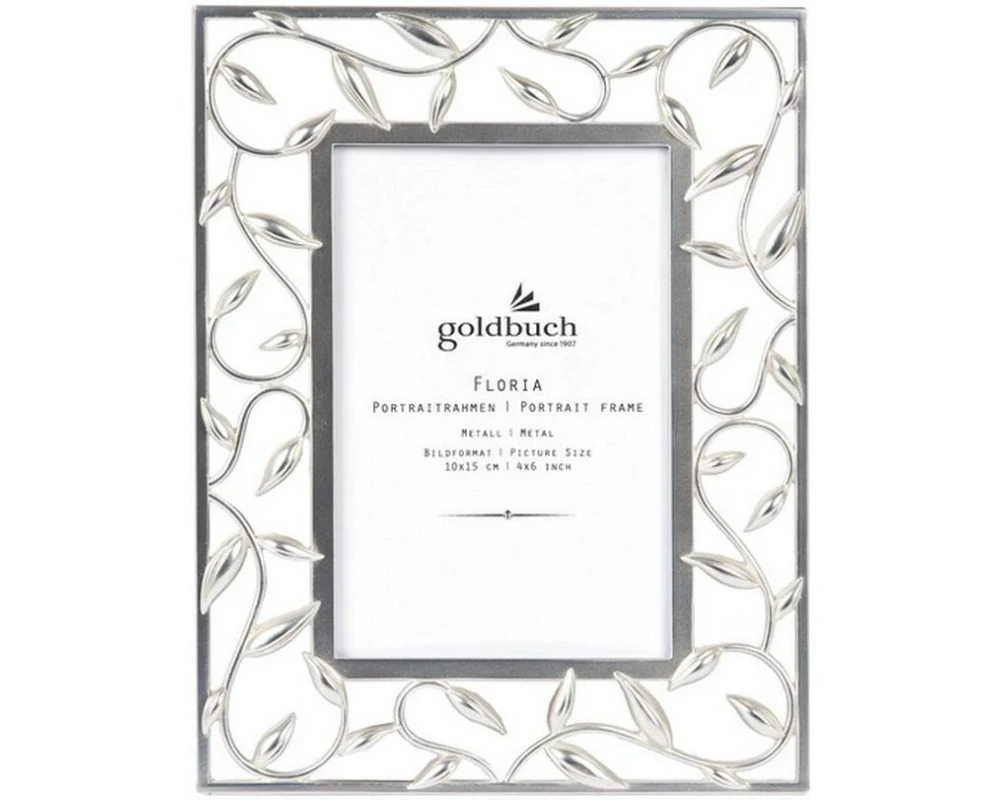 Goldbuch Bilderrahmen Floria Silber, 10 x 15 cm