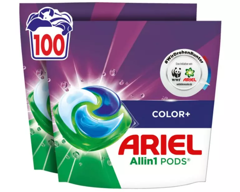 Ariel Waschmittel Kapseln All-in-1 Pods Color 100 Stück