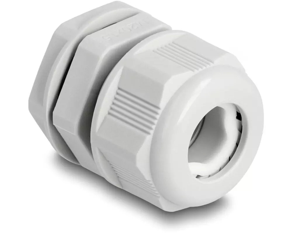 Delock Kabelverschraubung M20, grau 2 Stück