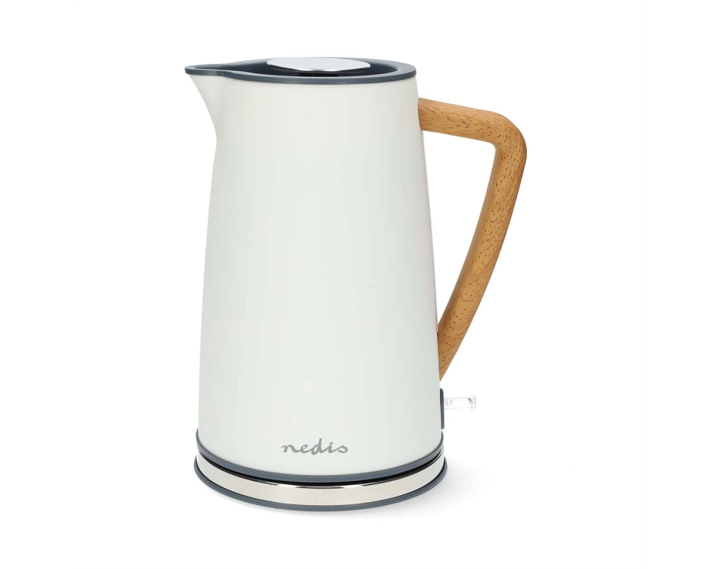 Nedis Wasserkocher 1.7l weiss, Soft-Touch