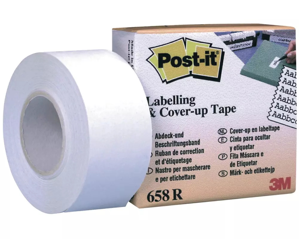 Post-it Beschriftungsband Post-it 25.4 mm x 17.7 m, Weiss
