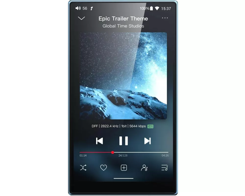 FiiO HiRes-Player JM21 Blau; Silber