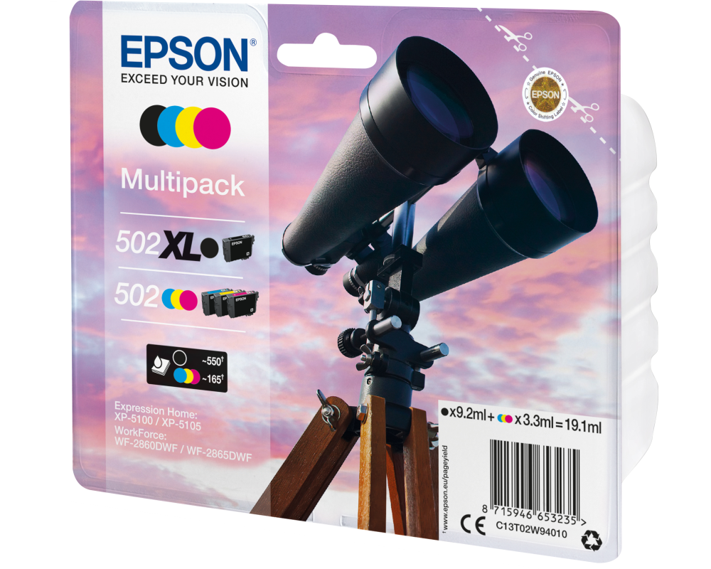 Ink/Mixed Multipack 4-colours 502 Ink