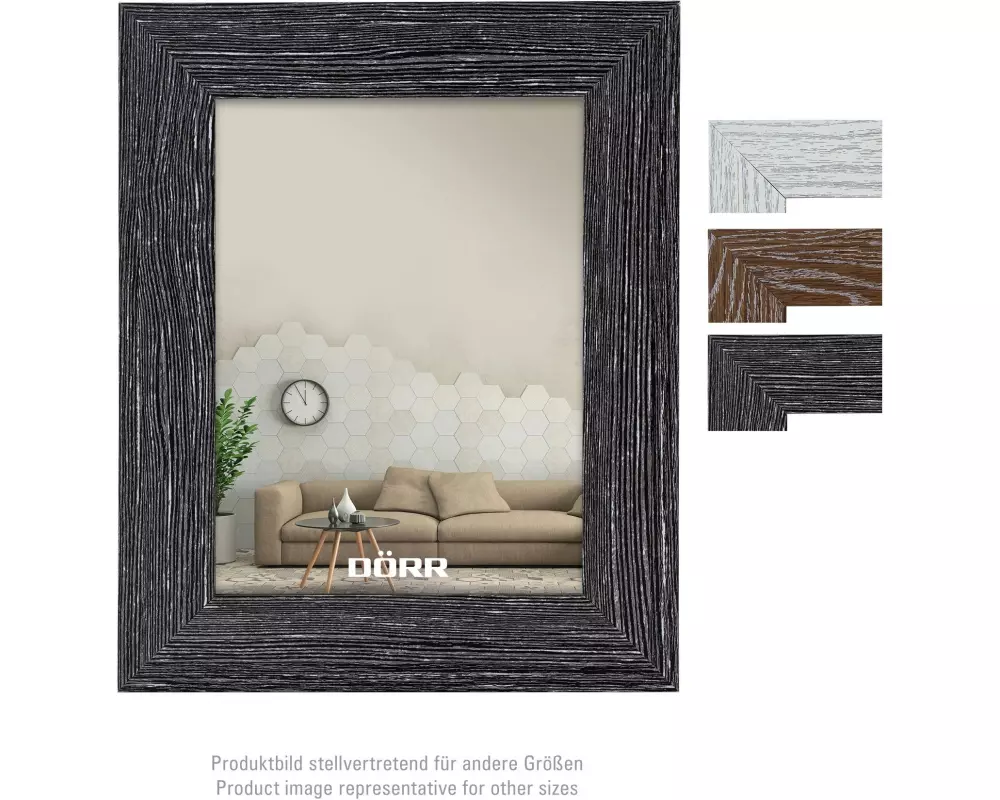 Dörr Bilderrahmen Cottage Dunkelgrau, 40 x 50 cm