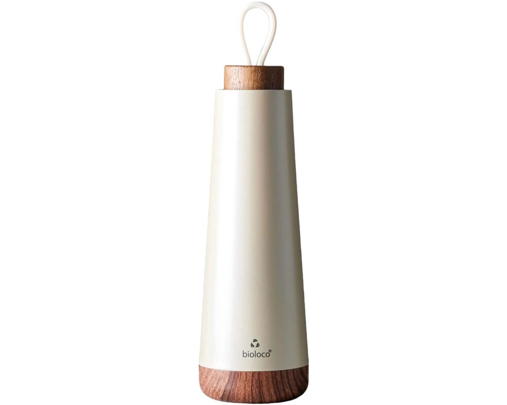 BioLoco Thermosflasche Loop-Pearl 500 ml, Weiss