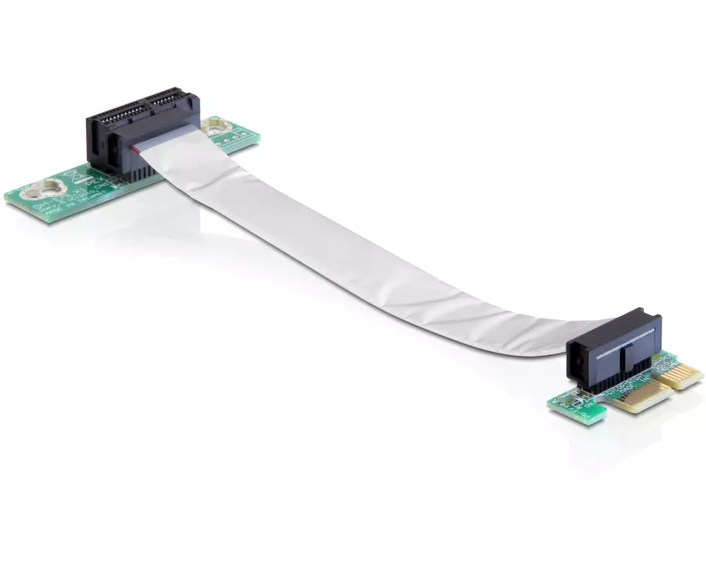 Delock PCI-E Riser Karte x1 auf x1, 13 cm Kabel