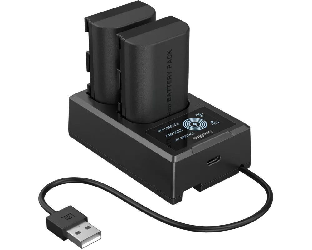 Smallrig Digitalkamera-Akku LP-E6P mit Akku-Ladegerät