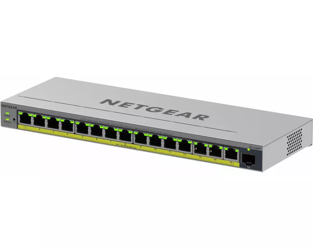 Netgear PoE+ Switch GS116EPP-100EUS 16 Port