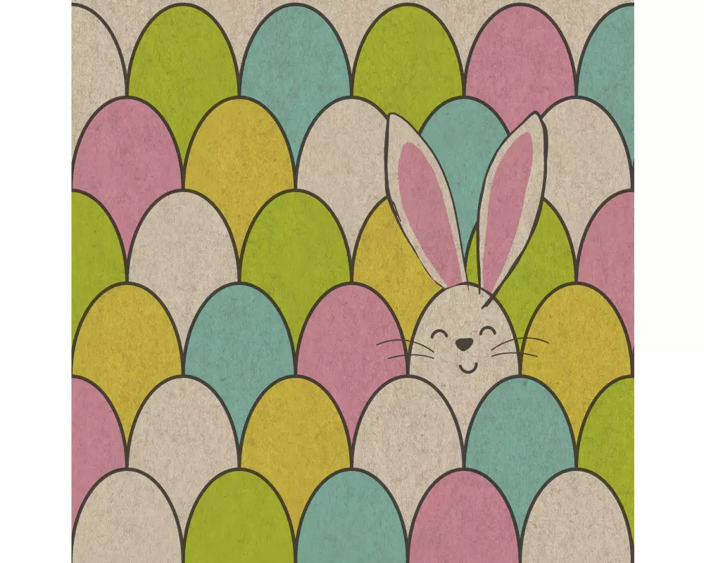 Paper + Design Papierservietten Eggy Bunny 33 cm x 33 cm, 20 Stück