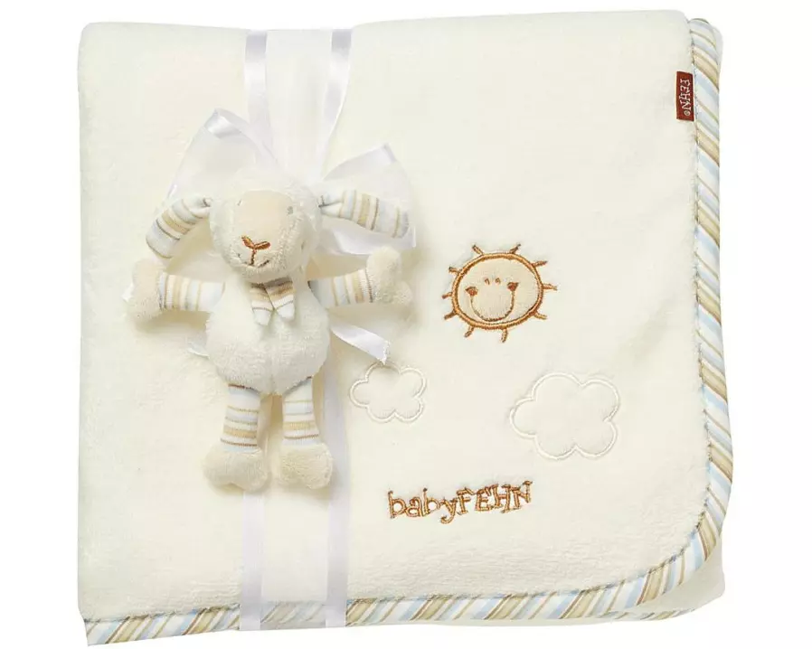 fehn Kuscheldecke Schaf Classic Stars