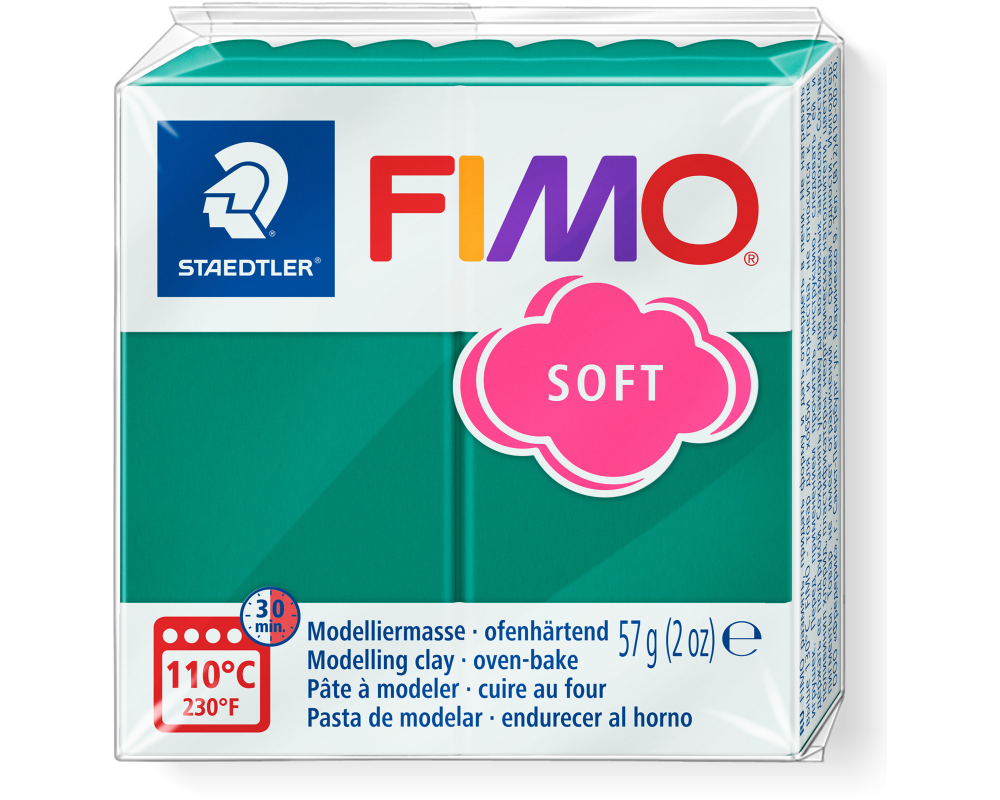 FIMO Knete Soft 57g 8020-56 grün