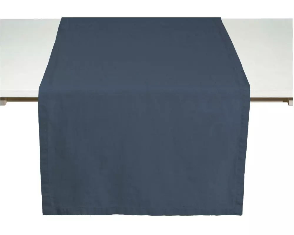 Pichler Tischläufer Lars 50 cm x 40 cm/150 cm, Blau/Jeansblau