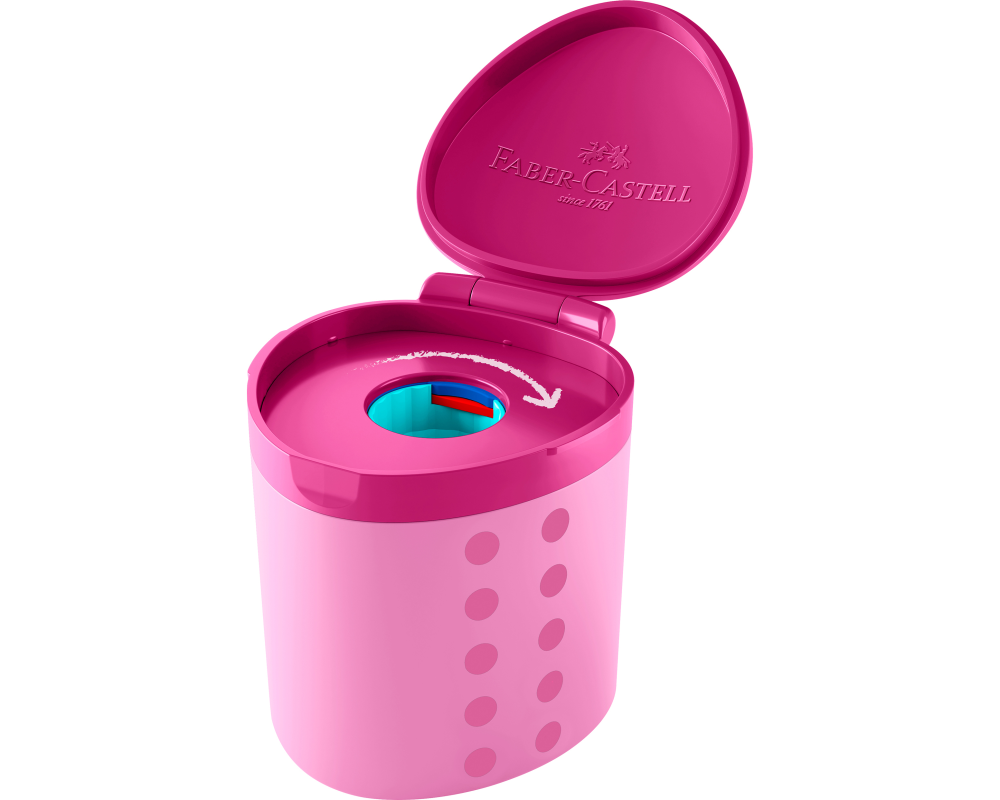 FABER-CASTELL Spitzdose Grippy 181795 pink
