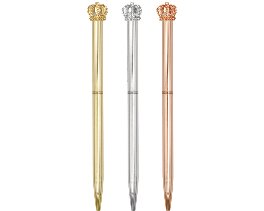 ROOST Kugelschreiber mit Krone TSKY-B03 farbig assortiert