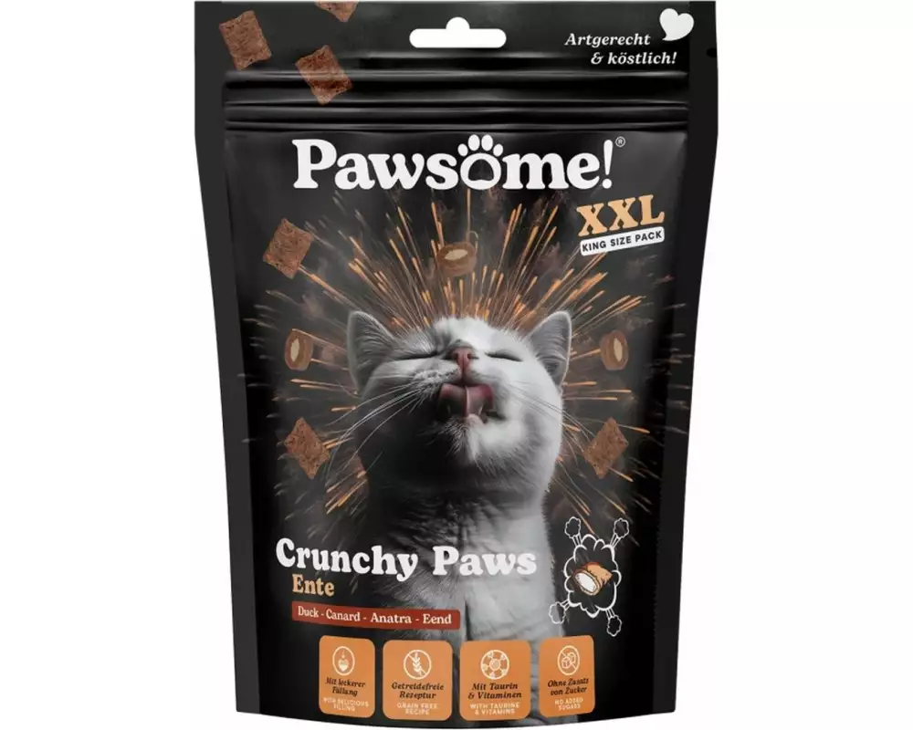 Pawsome Cat Crunchy Paws Ente 150 g
